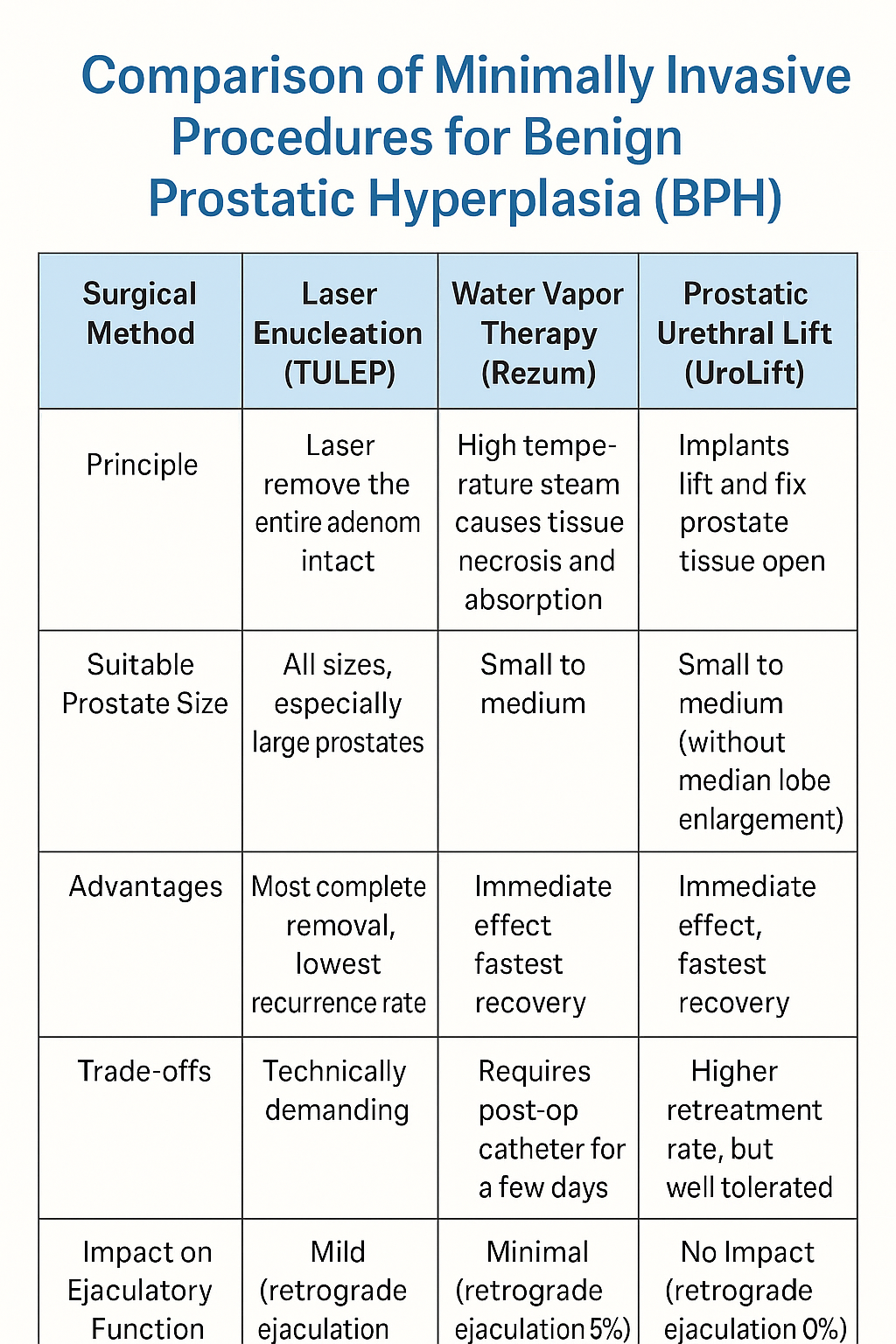 三軍醫訊NO260攝護腺肥大微創手術比較
